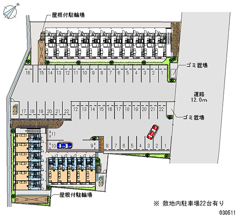 レオパレス甲賀駅前Ⅰ 月極駐車場