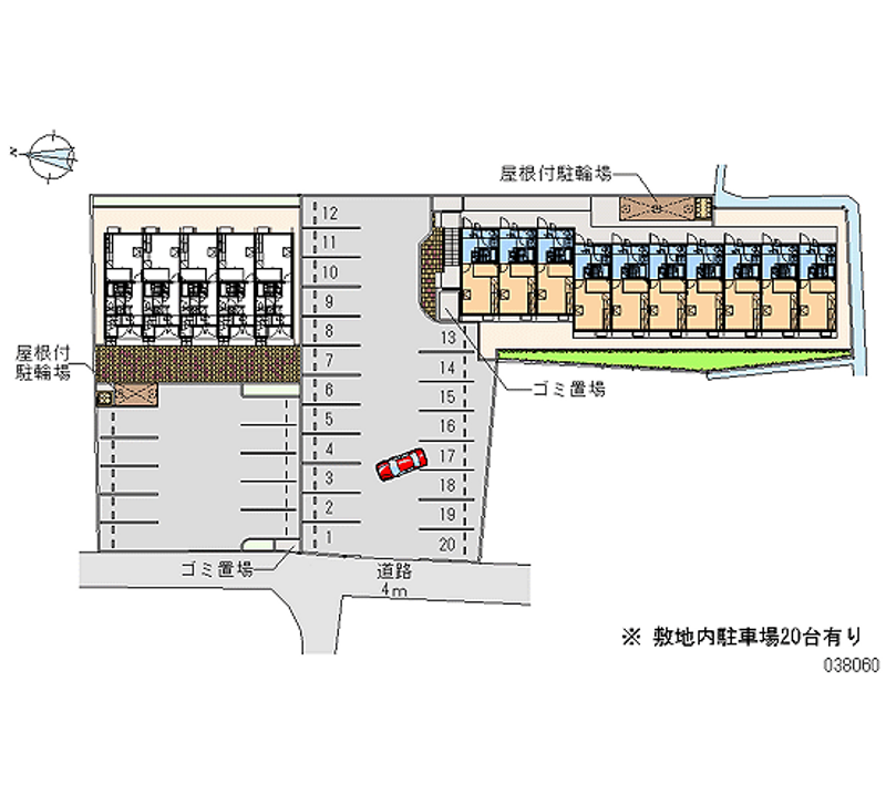 38060 Monthly parking lot