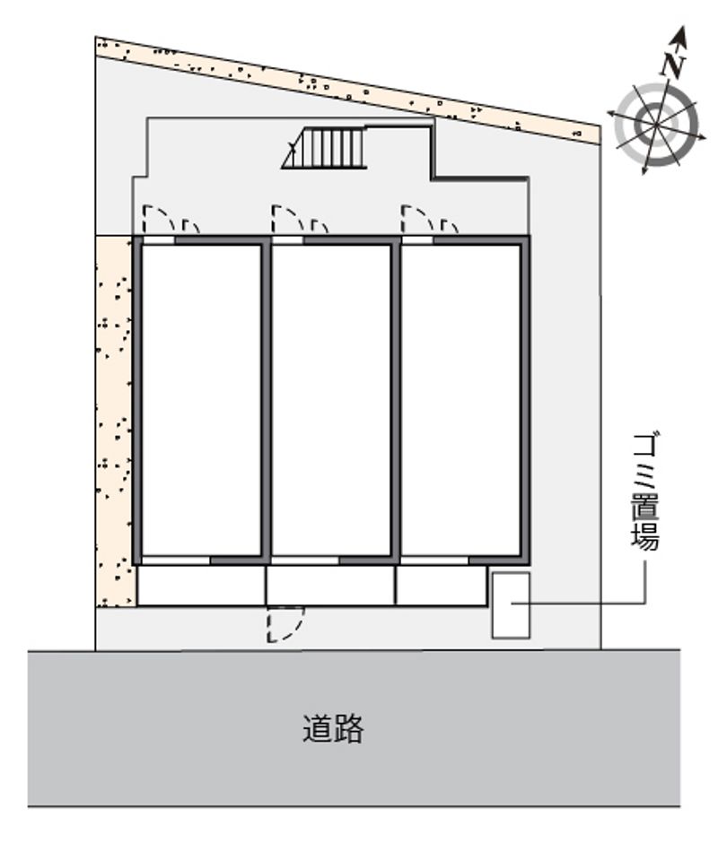 クレイノ粉浜 配置図