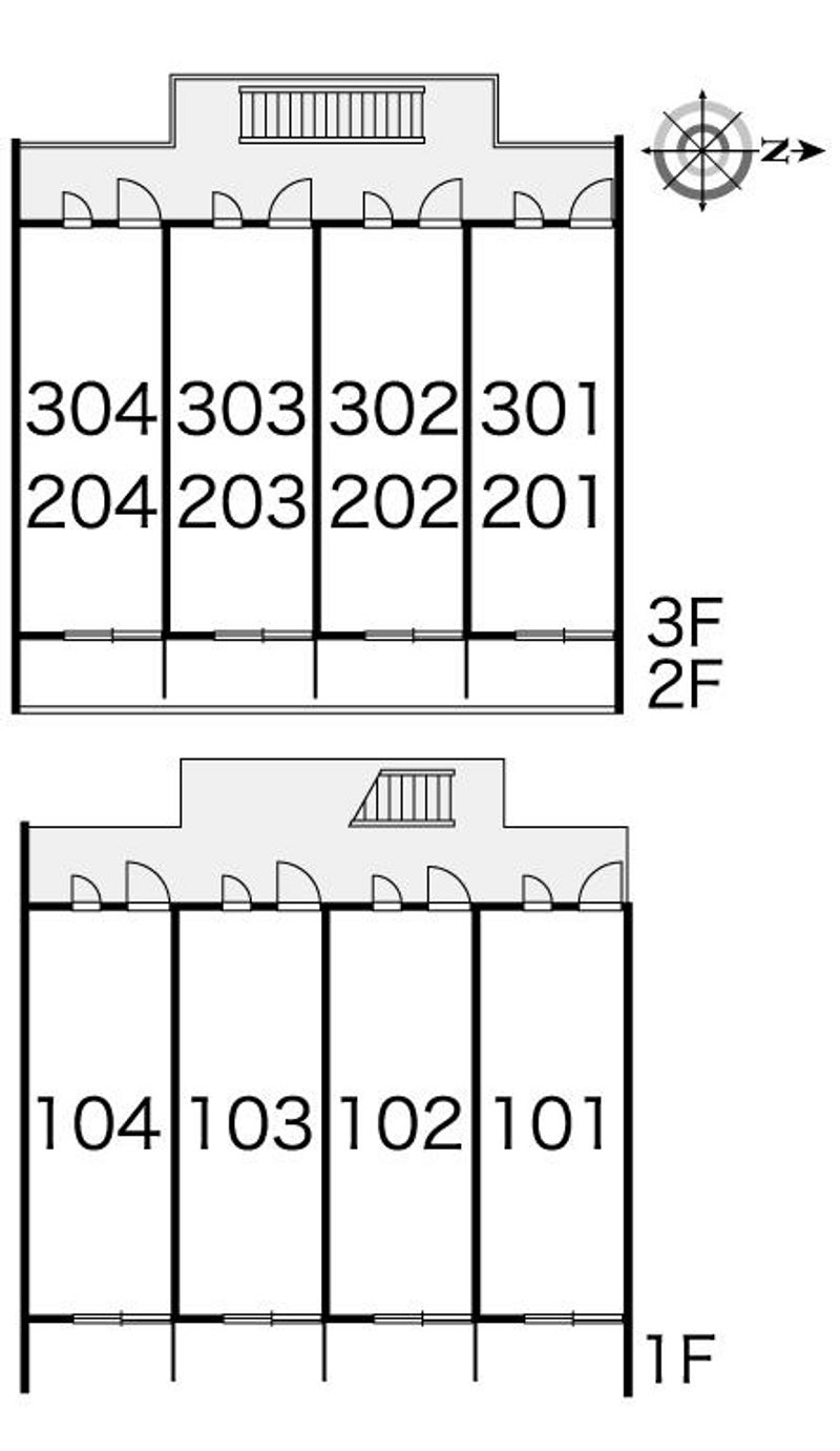 レオパレスＳＨＩＮＤＯ 間取り配置図
