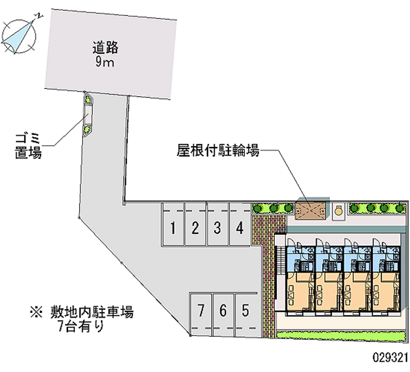 レオパレスＥａｓｅ　２２ 月極駐車場