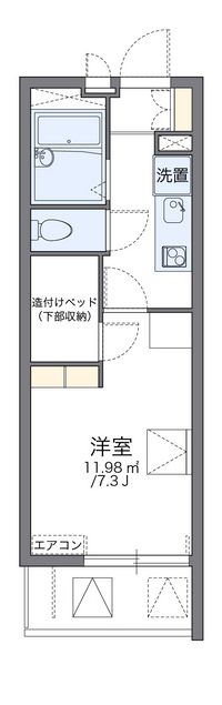 レオパレスサンシャイン 間取り図