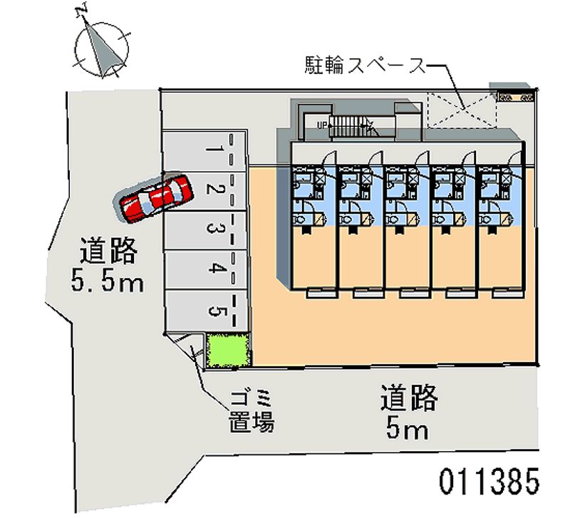 レオパレスプレミール 月極駐車場