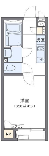 クレイノグリーンミズホ 間取り図