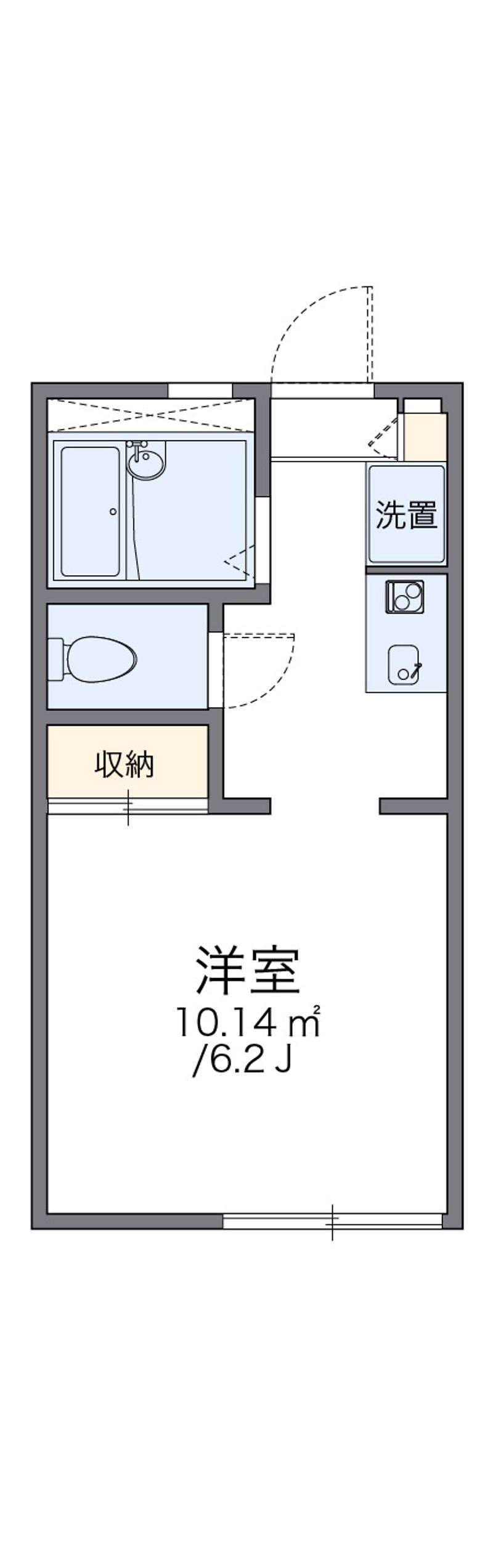 レオパレスミレニアム 間取図