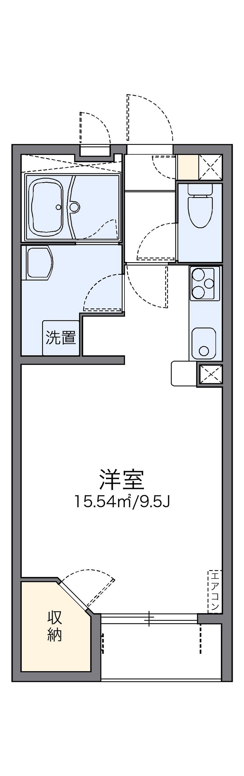 レオネクスト西伊丹Ⅱ 間取図