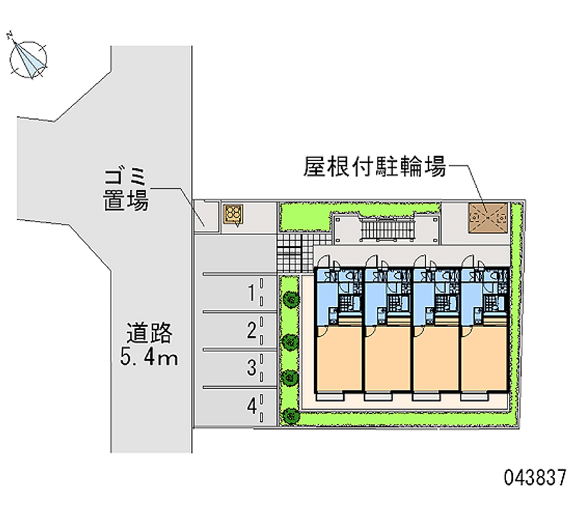 43837月租停車場