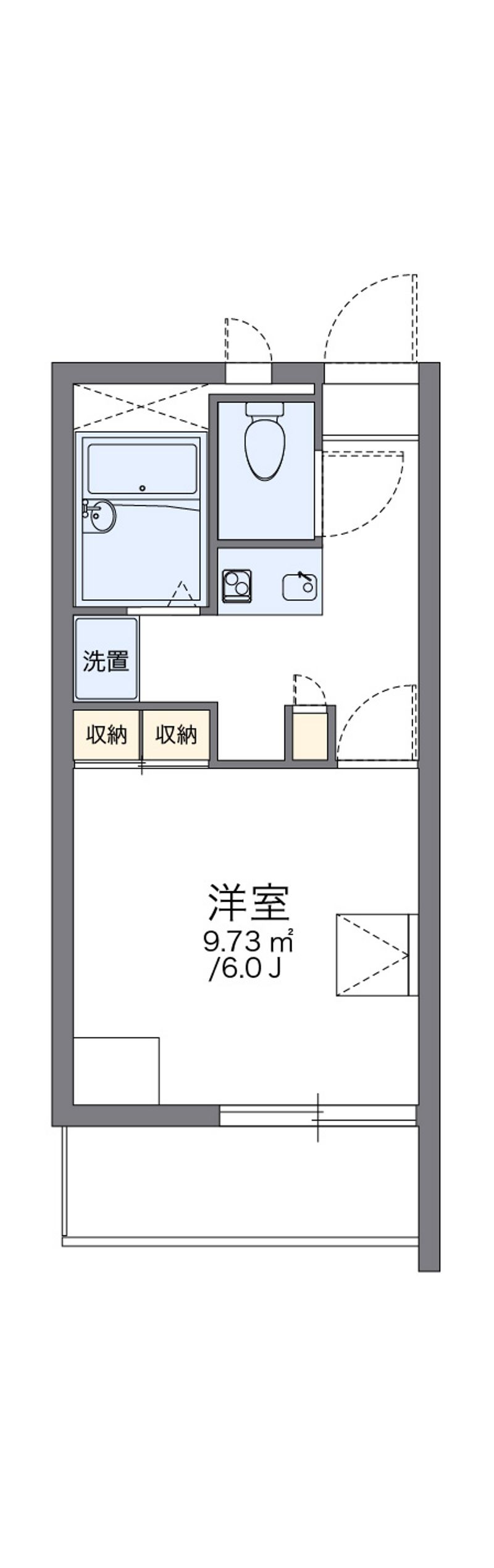 レオパレス灘北 間取図