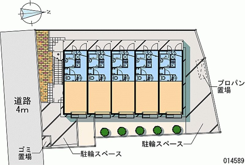レオパレスルーチェ 区画図