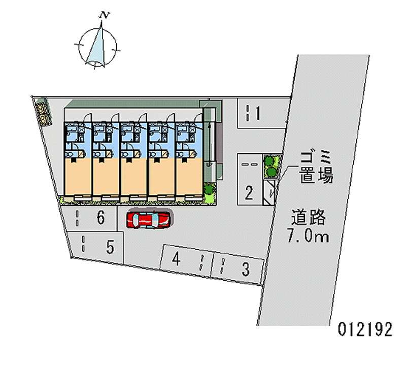 レオパレスＡＫＩ 区画図