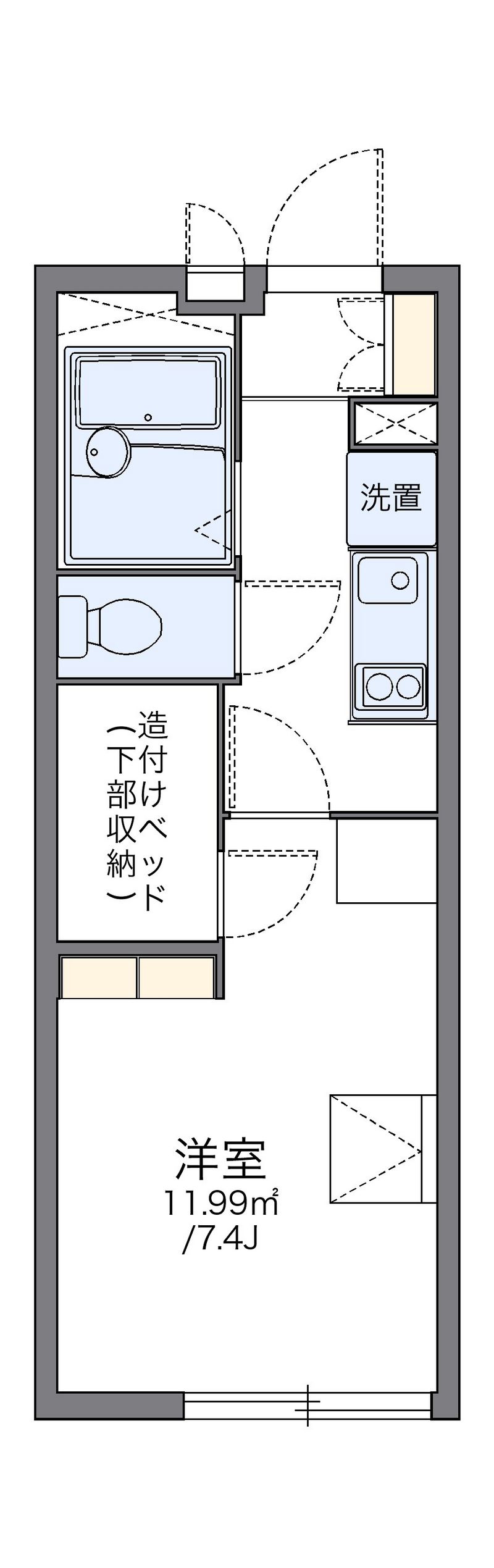 レオパレスｉハウス 間取図