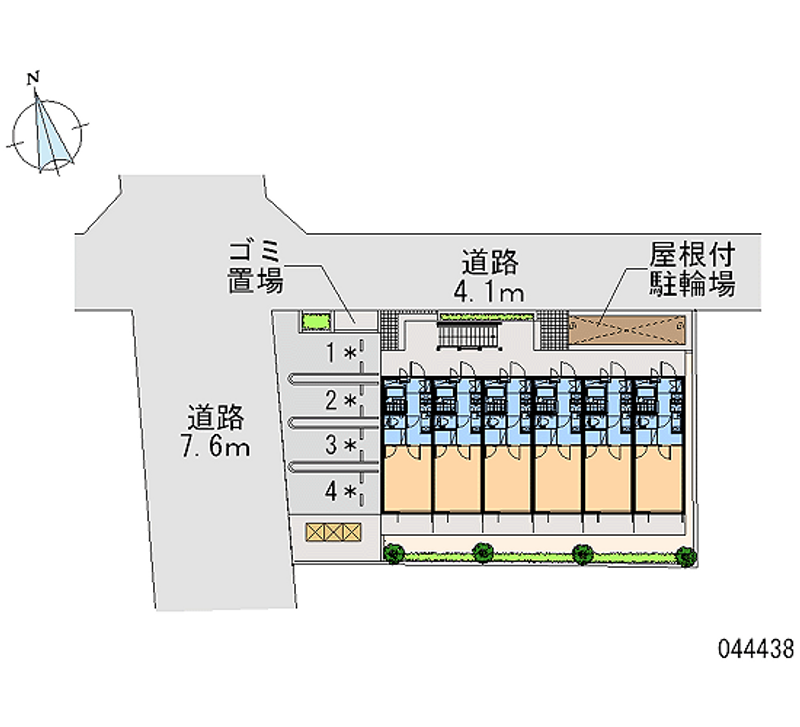 レオパレスＫＴ今池 区画図