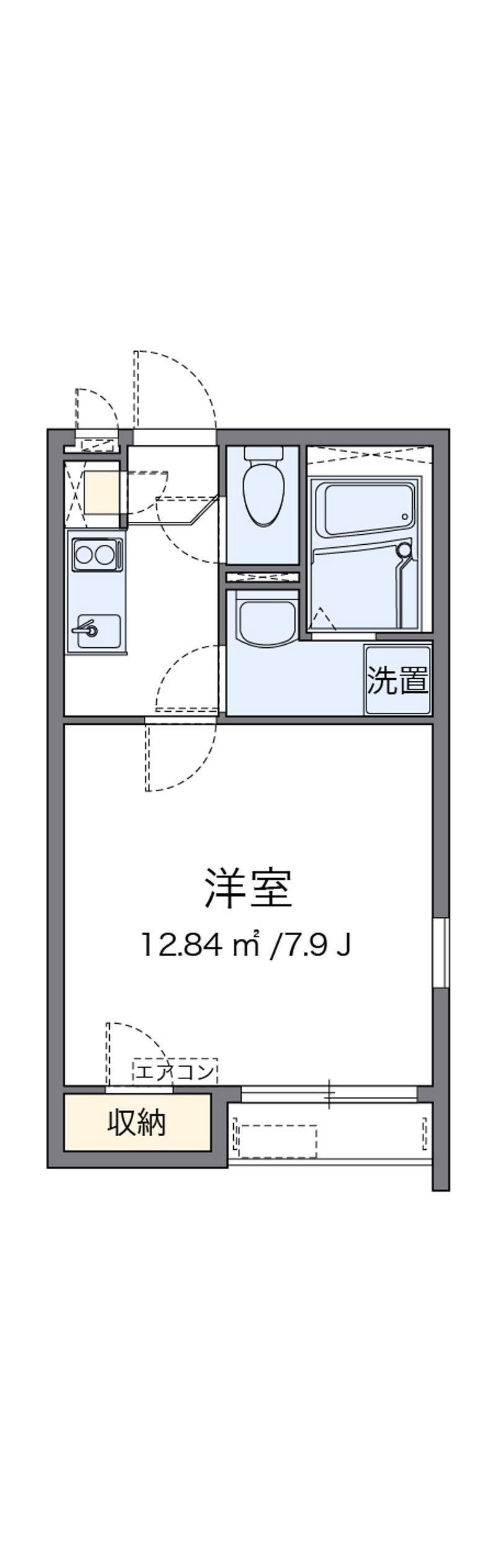 クレイノ堀内Ⅳ 間取図