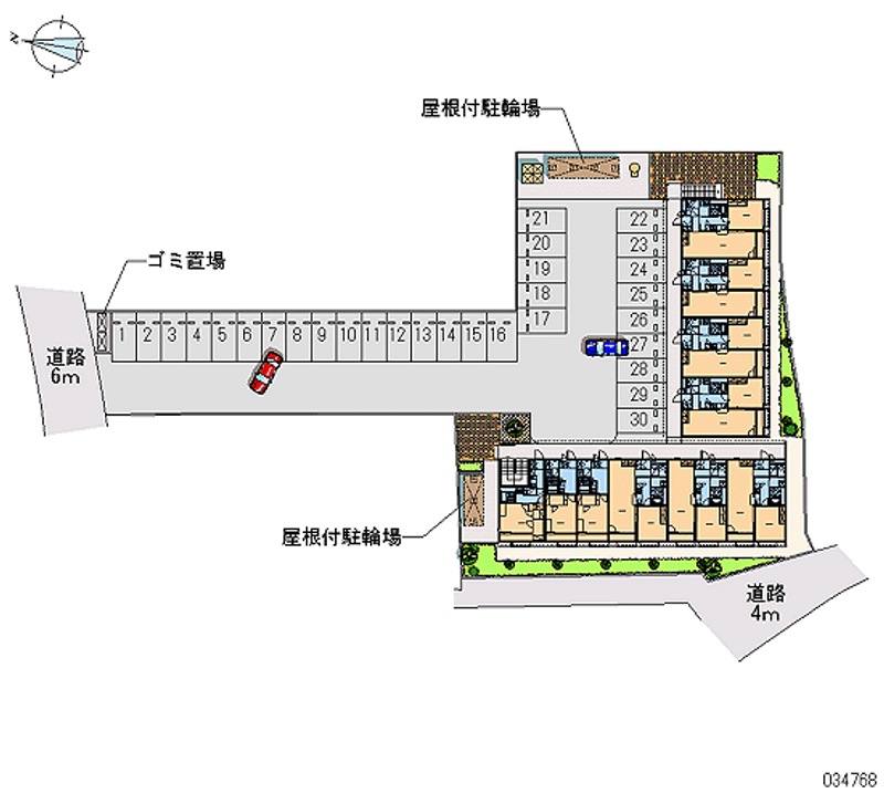 34768月租停车场