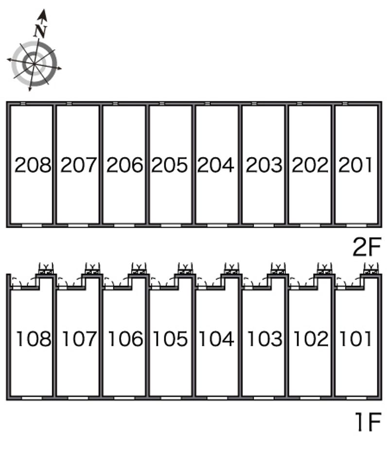 レオネクストグリーン３ 間取配置図