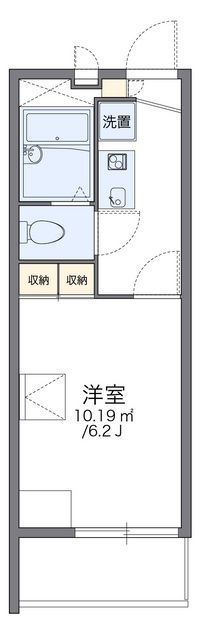 レオパレス清水 間取り図