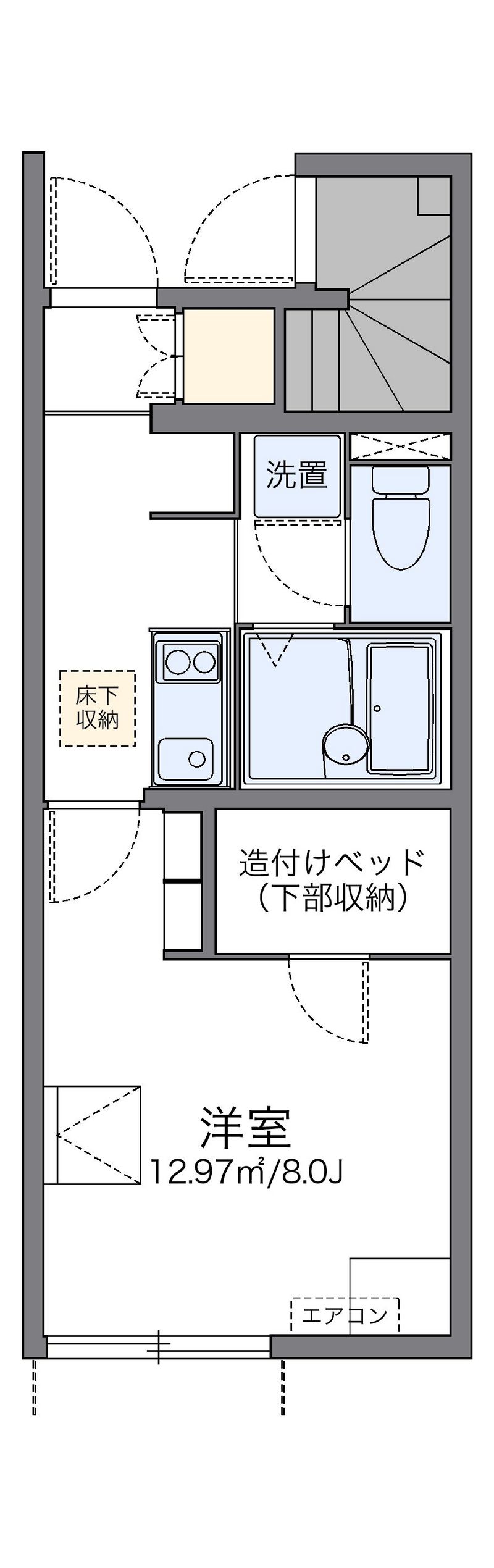 レオネクストリボーン岩代 間取図