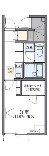 レオネクストリボーン岩代 間取り図