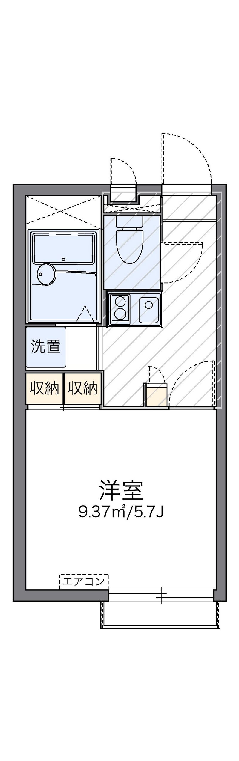 レオパレスＳＥＩＺＡＮ 間取図