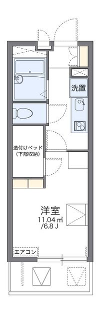 レオパレスワイナーム 間取り図