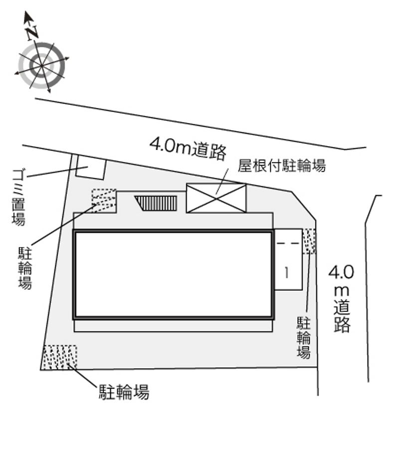 レオパレスラ　フォレ 配置図