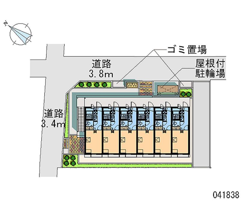 レオパレスエムズ 区画図