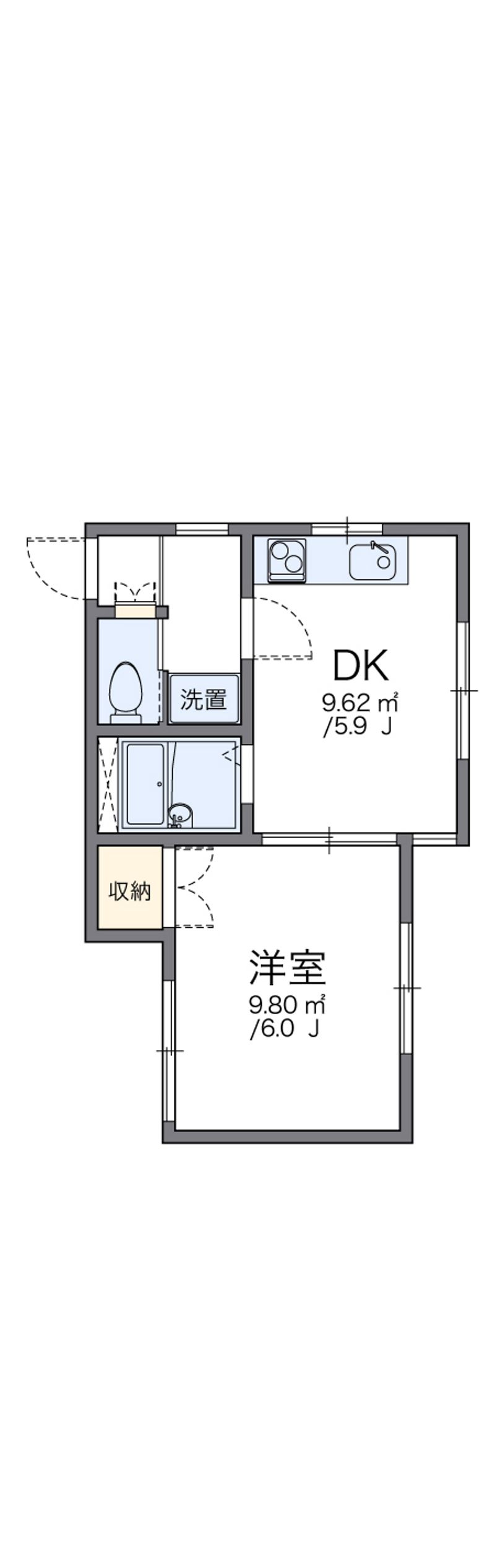 leopalace Kamiooka Dai12 Floor plan