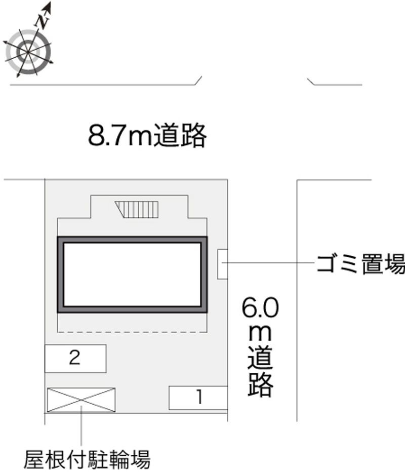 レオパレス４３８ 配置図