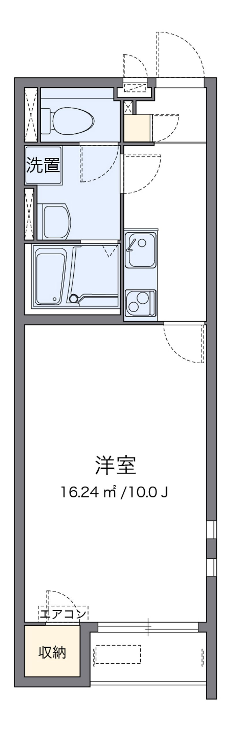 クレイノ龍 間取り