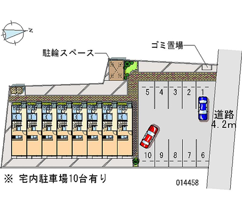 レオパレスジェマーレ 月極駐車場