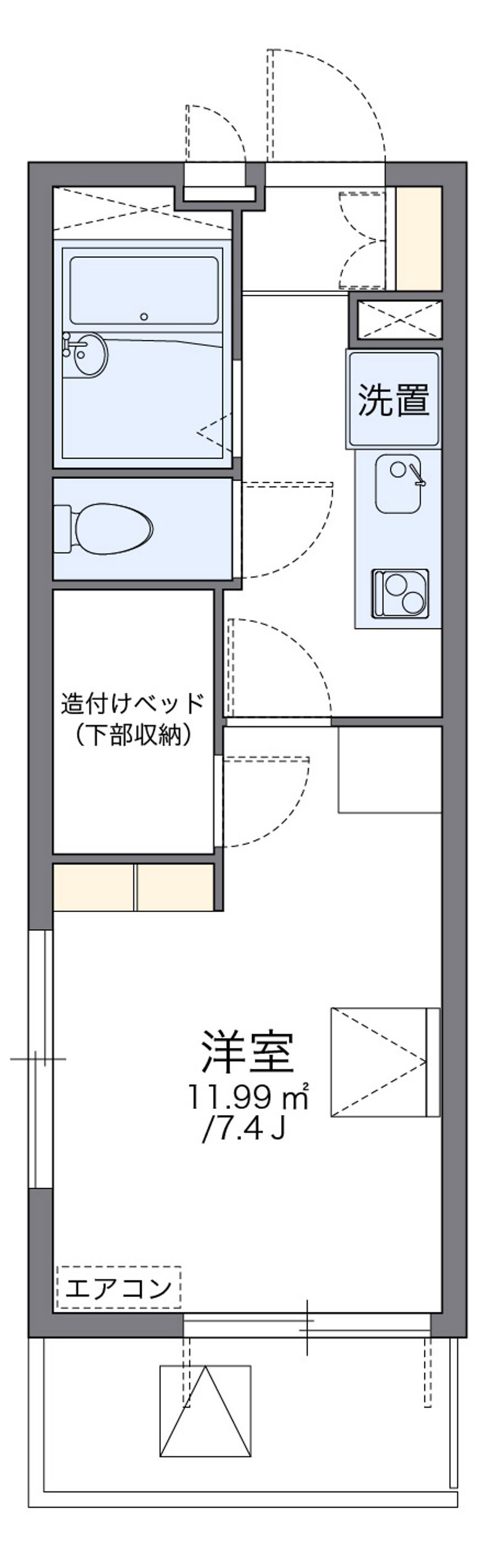 レオパレスエスポワール六郷 間取図