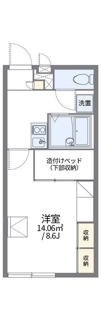 レオパレス新和 間取り図