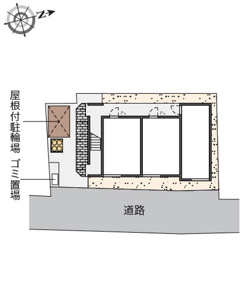 レオパレス武蔵中原 配置図