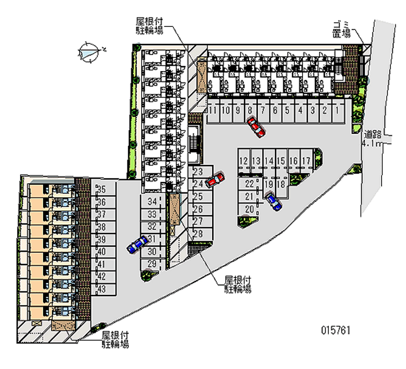 15761 bãi đậu xe hàng tháng