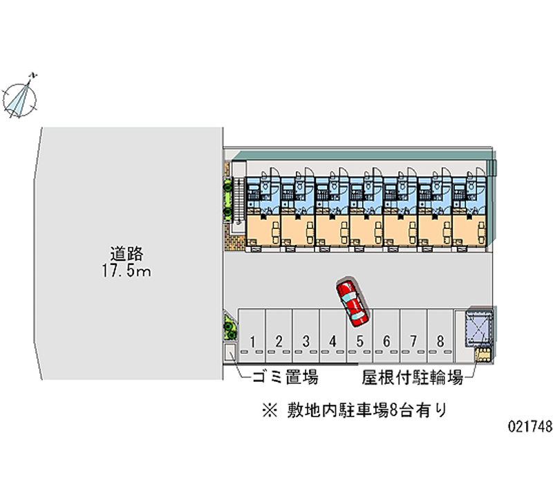 21748 Monthly parking lot