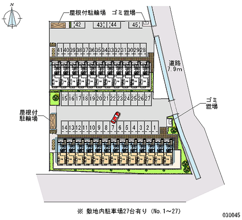 30045 bãi đậu xe hàng tháng