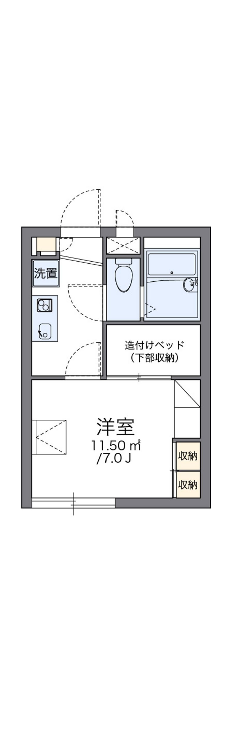 レオパレスｗｉｌｌ 間取図