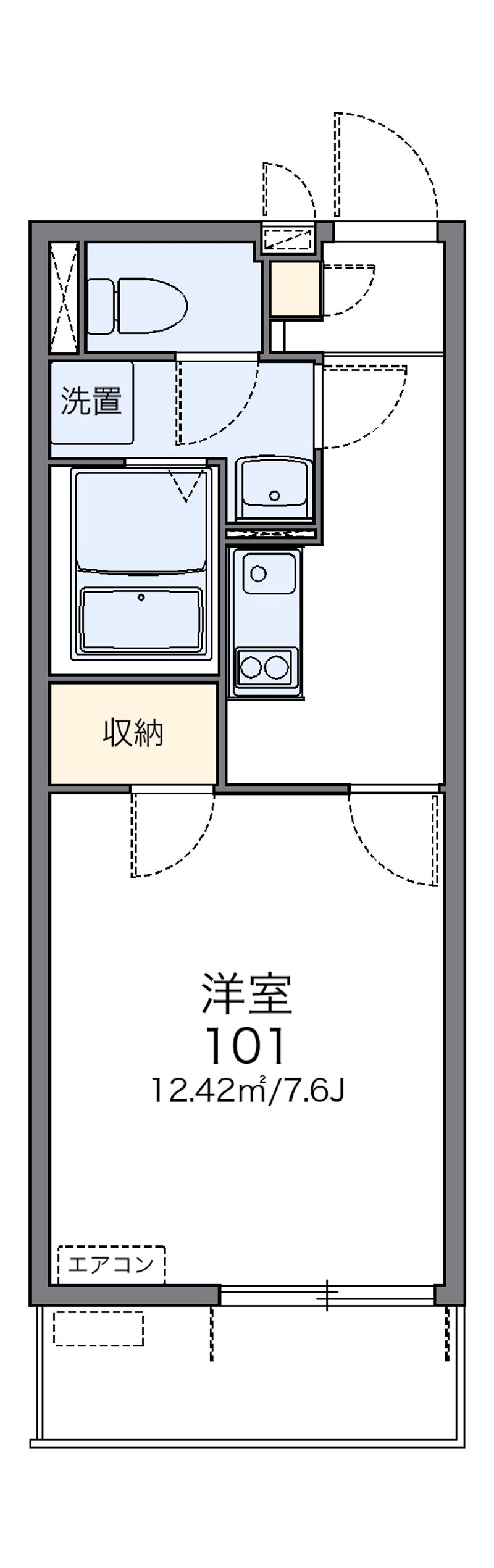 レオネクストライトコート 間取り