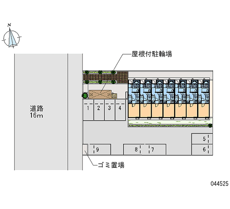 44525 bãi đậu xe hàng tháng