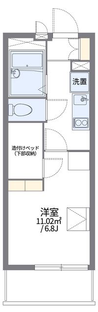 レオパレスＫＡＳＨＩＷＡ 間取り図