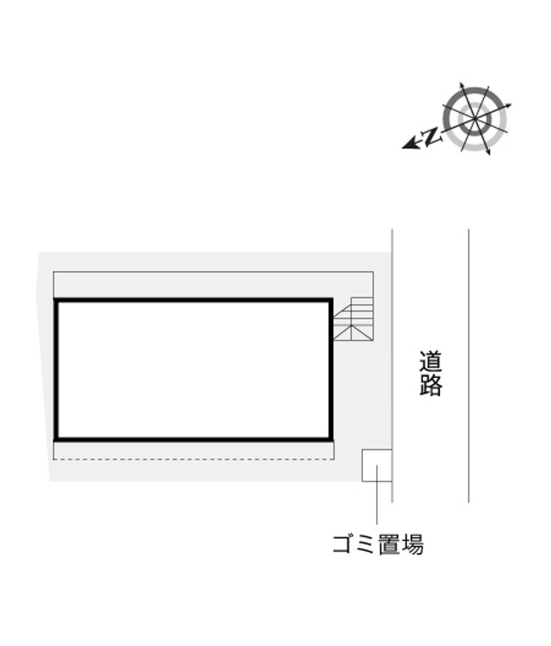 レオパレス藤塚 配置図