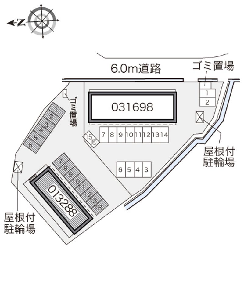レオパレスコンフォール 駐車場