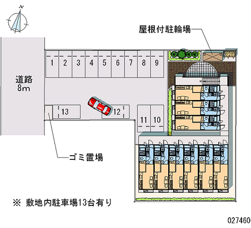 レオパレス下香貫 月極駐車場