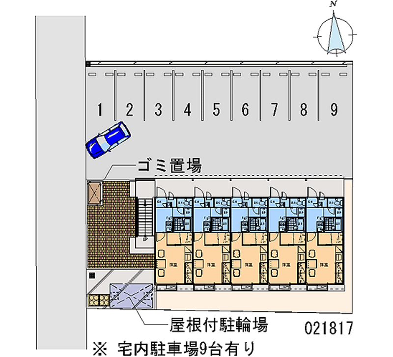 レオパレス長尾 月極駐車場