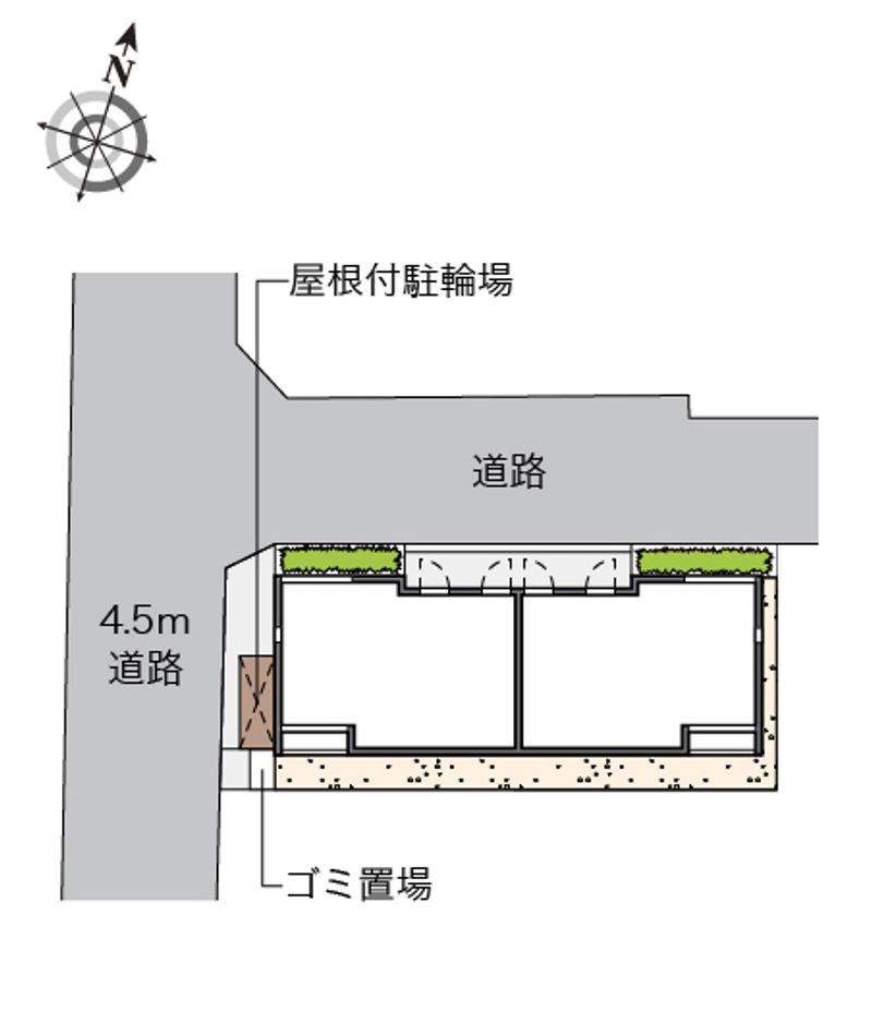 レオネクストクレストコート 配置図
