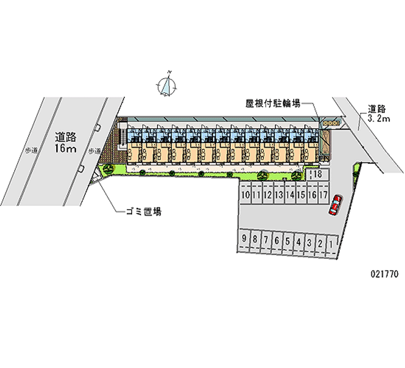 21770 Monthly parking lot