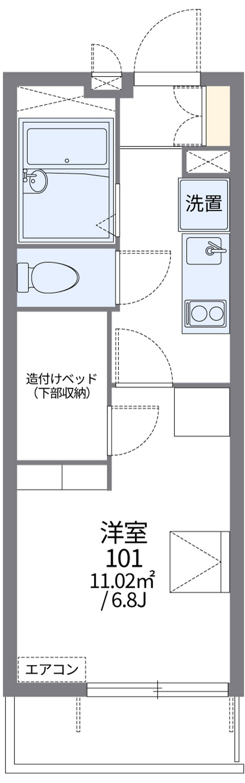 レオパレスＫＩＶＡ 間取図