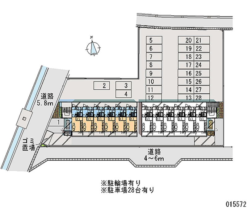 レオパレスコンフォール石橋Ａ 月極駐車場