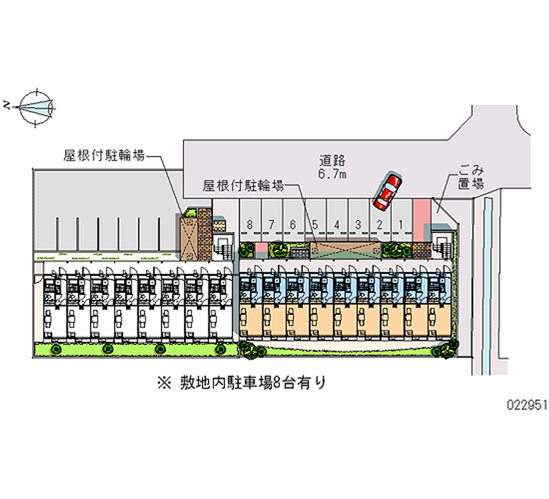 22951 bãi đậu xe hàng tháng