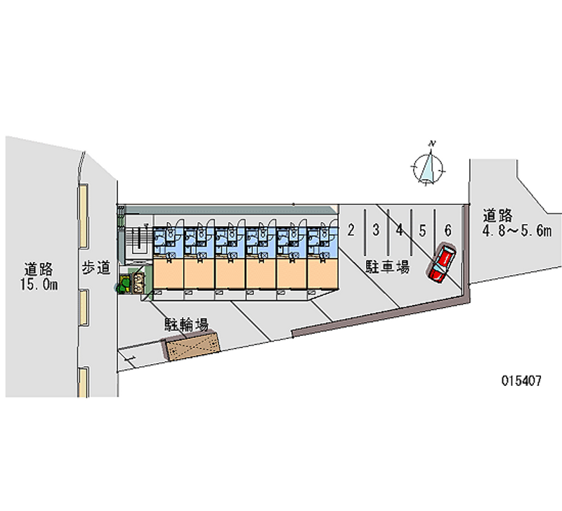 レオパレス二俣川 月極駐車場